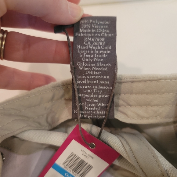 NWT Vince Camuto Terry Baseball Cap with Bow in Back - Picture 10 of 10